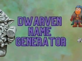Dwarven Name Generator